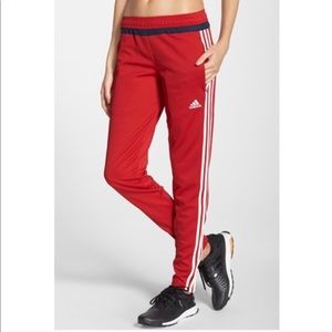 Red Adidas Track Pants